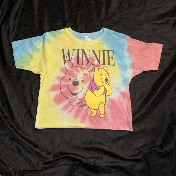 Disney Winnie the Pooh, curious pose tie-dye crop top - Picture 3 of 7